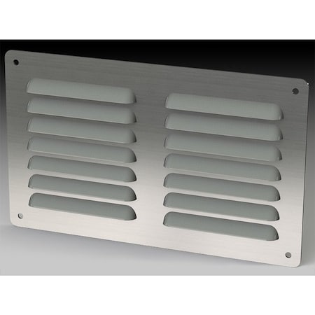 Saginaw Control & Engineering Louver Stand Kit, 5.81 in. H x 9-1/2 in. W x 0.36 in. L, 304 Stainless Steel SCE-AVK84SS